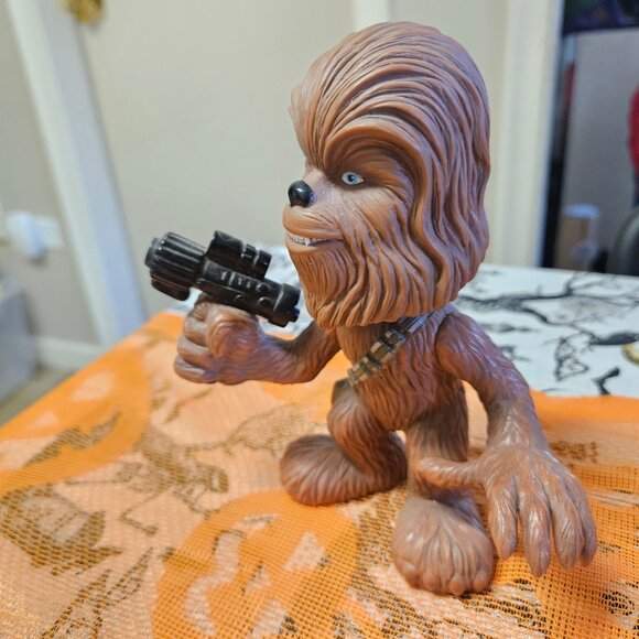 Star Wars Funko Chewbacca Bobblehead 2009 Wacky Wobblers Bobble Head - Picture 6 of 11